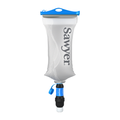 Sawyer SP303 - Squeeze Water Filtration System with Cnoc Premium 2 Liter Bladder